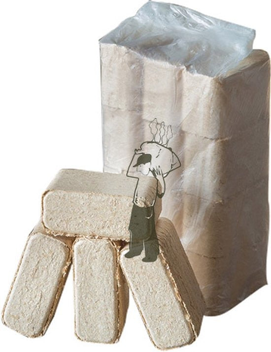 RUF Houtbriketten – 1 pallet (960 kg – 96 x 10 kg) – Mix van berk, es, eik en beuk – Langdurige warmte