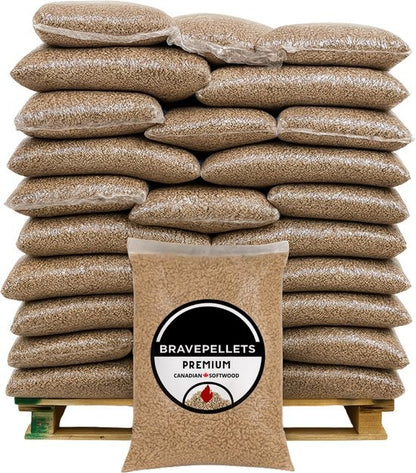 BravePellets BULK – Premium Canadese Houtpellets ENplus A1 – 990 kg