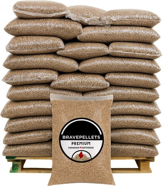 BravePellets BULK – Premium Canadese Houtpellets ENplus A1 – 990 kg